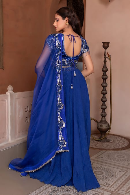 Nidhi Kejriwal Embroidered Blouse & Lehenga Set 