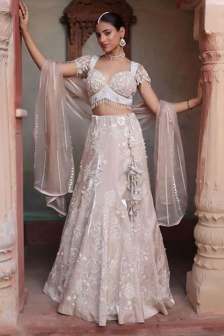 Nidhi Kejriwal Handwork Lehenga Set  
