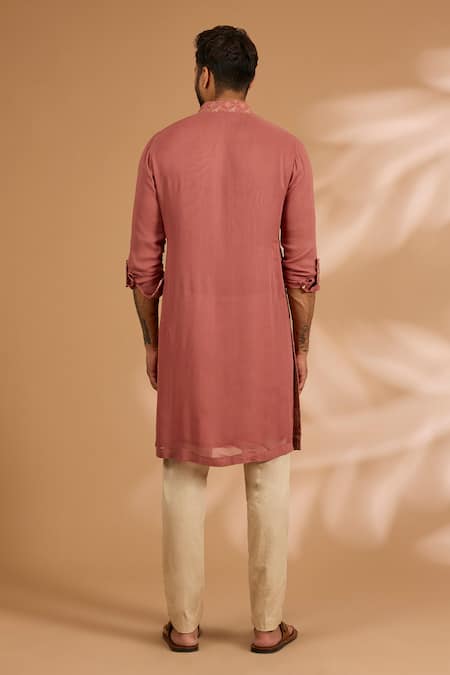 Rabani & Rakha Thread & Sequin Embroidered Kurta Set 