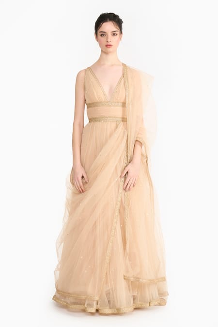 Gauri & Nainika Venus Tulle Anarkali With Churidar 