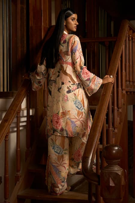 Saangi Dior Harmony Hand Work Kurta & Pant Co-ord Set 