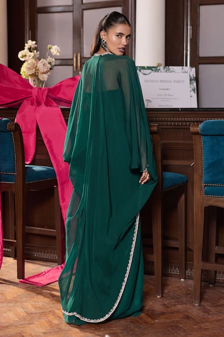 Seema Thukral Bhawna Embellished Cape Pant Set 