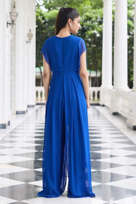 Seema Thukral Khushi Embellished Pleated Jumpsuit 