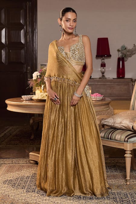 Seema Thukral Indira Embellished Blouse Lehenga Set 