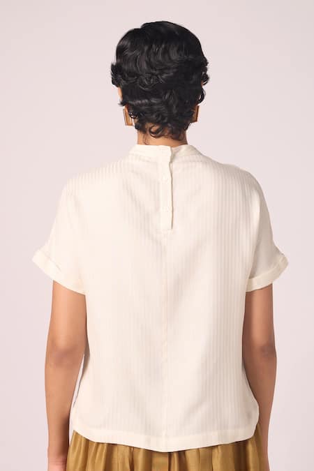 The Summer House Rayya Placed Embroidered Top 