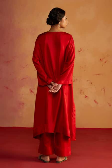 Rhua Pure Silk Kurta & Pant Set 