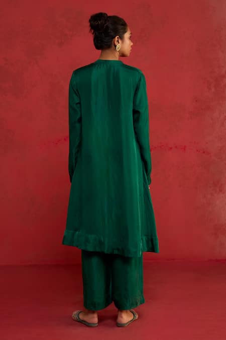 Rhua Handwoven Silk Kurta Set 