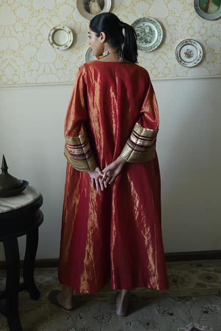 Shorshe Clothing Waheeda Hand Embroidered Kaftan 