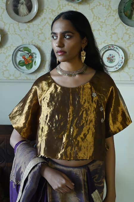 Shorshe Clothing Charulata Tissue Blouse 