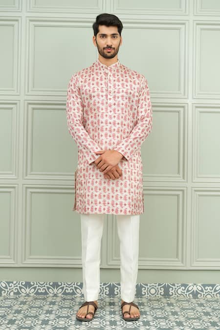 Niloufer By Aasif Ally Kacchi Keri Printed Kurta & Pant Set 