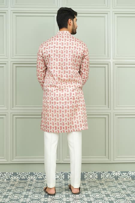 Niloufer By Aasif Ally Kacchi Keri Printed Kurta & Pant Set 