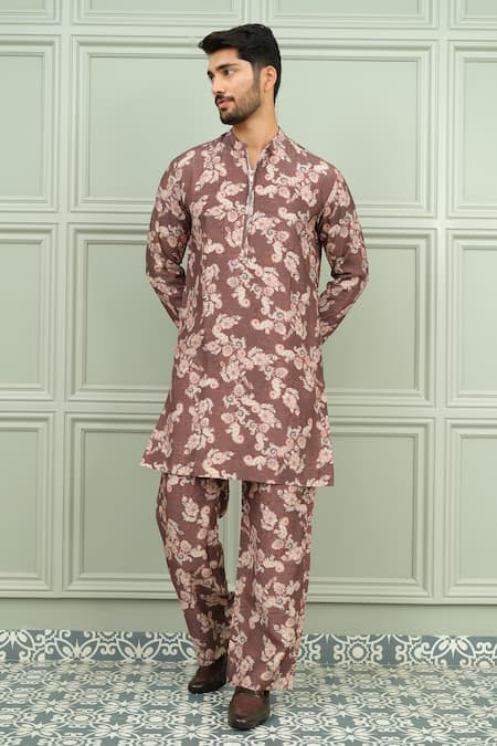 Niloufer By Aasif Ally Kesar Kasturi Printed Kurta & Pant Set 