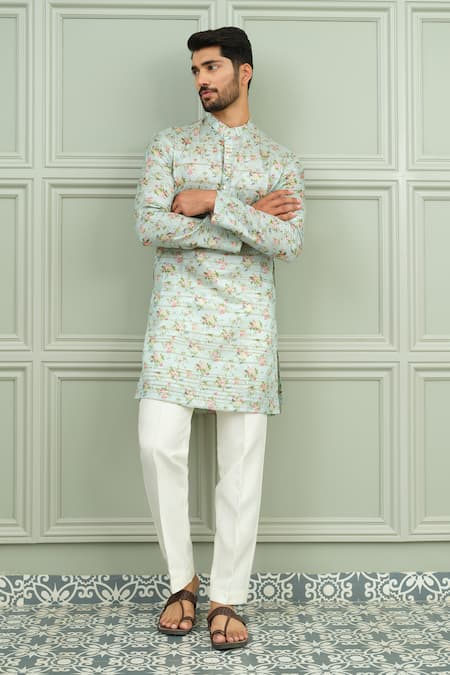 Niloufer By Aasif Ally Mehfil Floral Print Kurta & Pant Set 