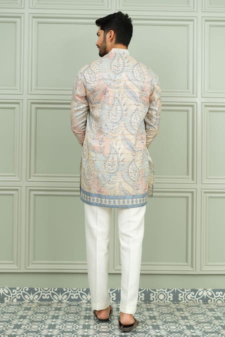 Niloufer By Aasif Ally Raja Babu Printed Kurta & Pant Set 