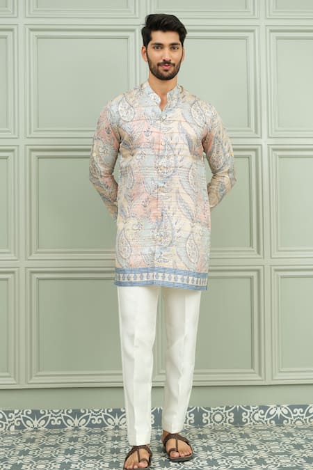 Niloufer By Aasif Ally Raja Babu Printed Kurta & Pant Set 