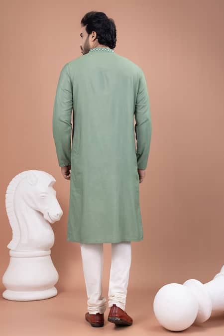 Priyanka Haralalka Tie & Dye Mirror Work Kurta Pyjama Set 