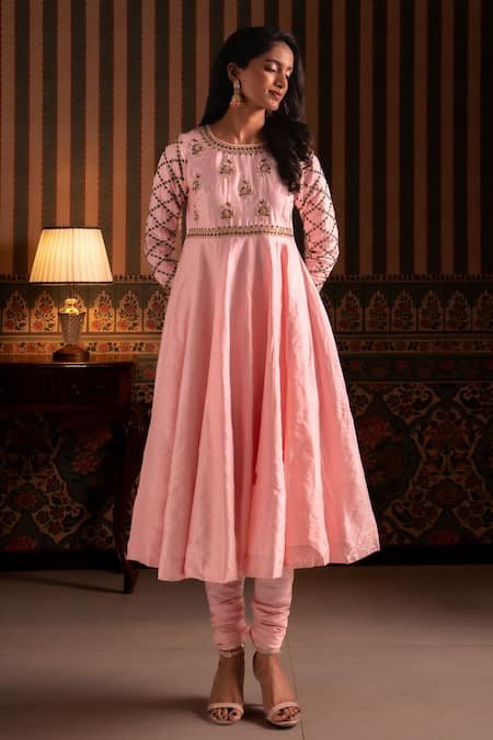 Aavya Embroidered Anarkali Set 