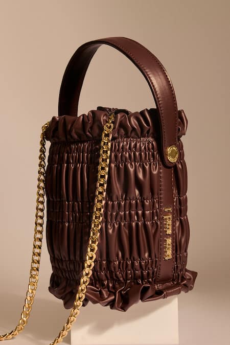 Tara And I Mocha Drift Bucket Bag 