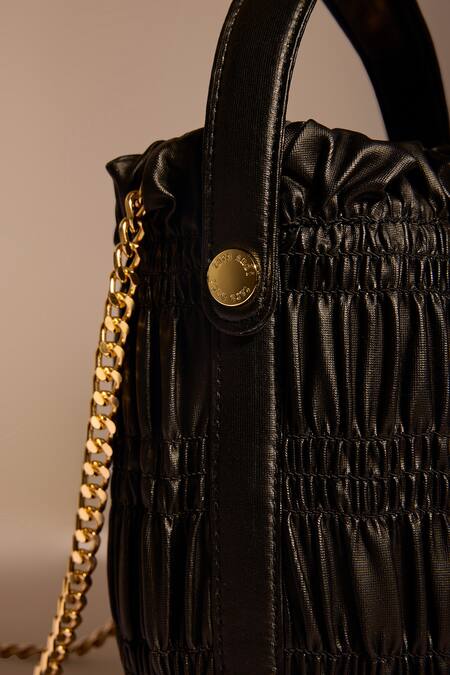 Shop_Tara And I_Black Drift Bucket Bag _Online_at_Aza_Fashions