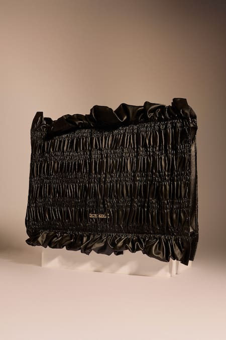 Tara And I Black Drift Oversized Wristlet 