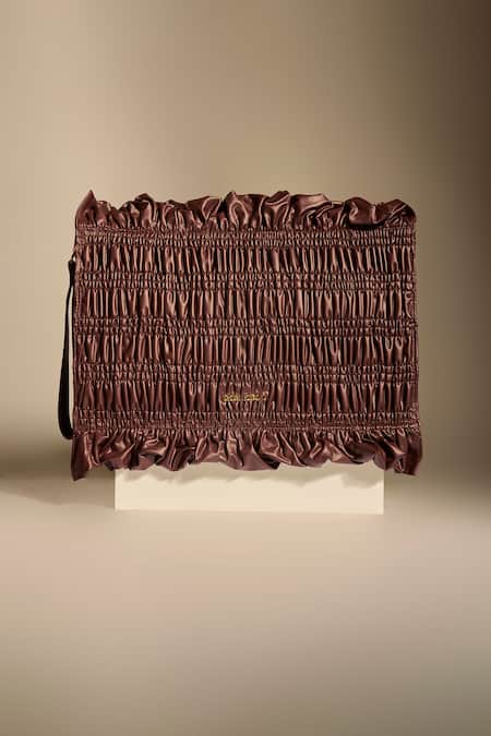 Tara And I Mocha Drift Oversized Wristlet 