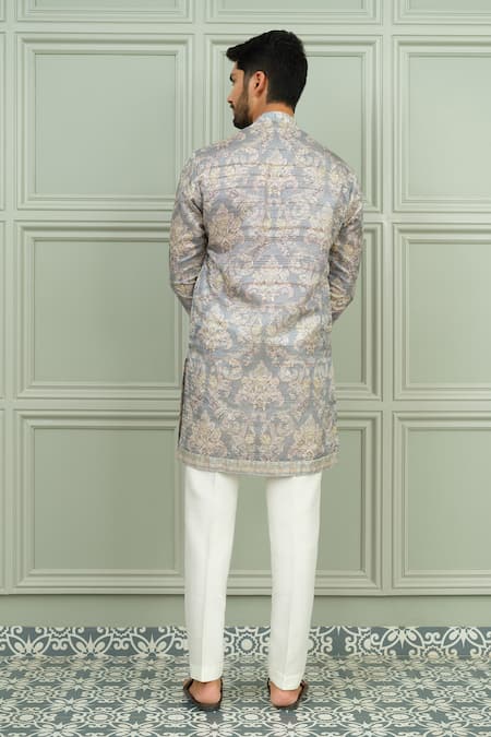 Niloufer By Aasif Ally Shahkaar Printed Kurta & Pant Set 