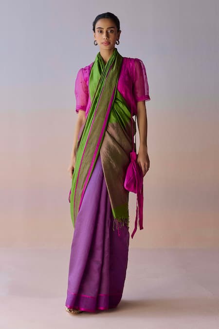 Surmaye Ember Whisper Saree 