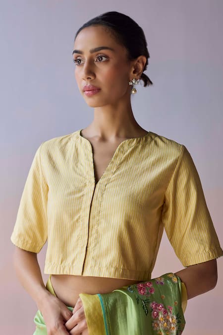 Surmaye Soft Radiance Yellow Blouse 