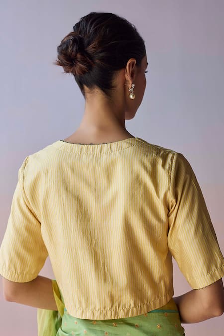 Surmaye Soft Radiance Yellow Blouse 