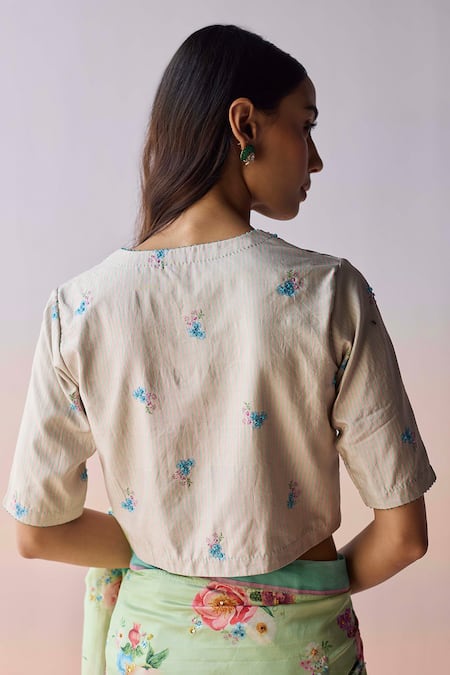 Surmaye SoulFlower Green Blouse 