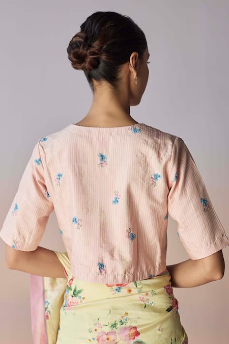 Surmaye Soul Flower Pink Blouse 