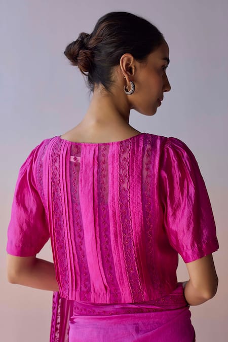 Surmaye Whispering Ivy Embroidered Blouse 