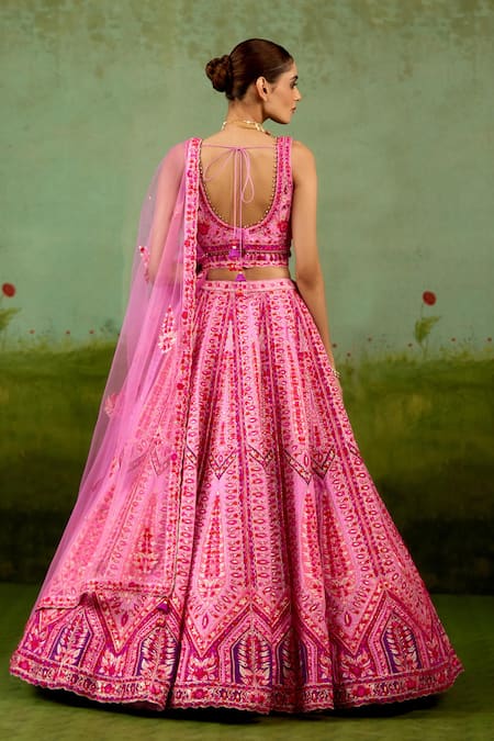 Shyam Narayan Prasad Embroidered Lehenga Set 