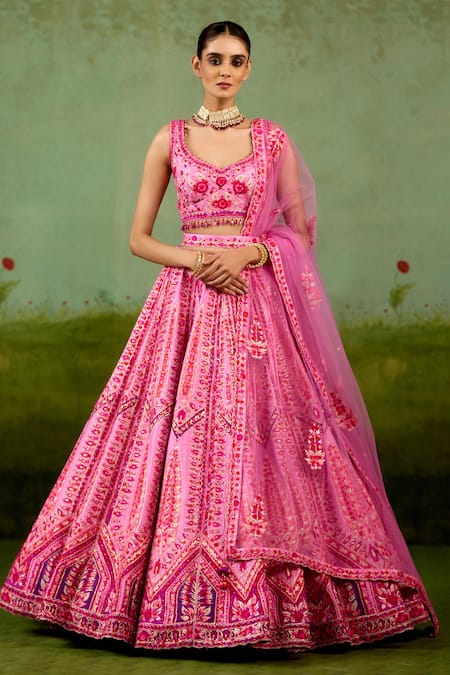 Shyam Narayan Prasad Embroidered Lehenga Set 