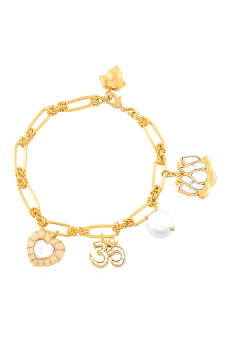 Mnsh Shubh Polki Bracelet 