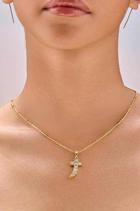 Shop_Mnsh_Gold Plated Raani Polki Dagger 