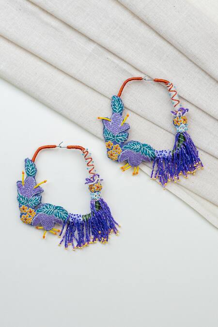 Krutiarts Urmila Embroidered Earrings 