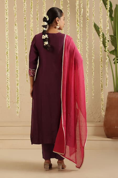 Gulabik Jaipur Embroidered Kurta Set 