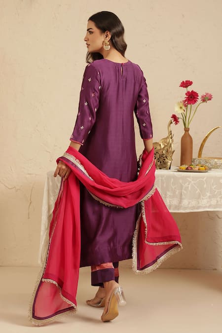Gulabik Jaipur Embroidered Kurta Set 