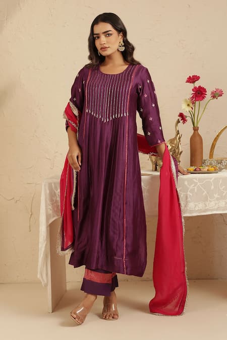 Gulabik Jaipur Embroidered Kurta Set 