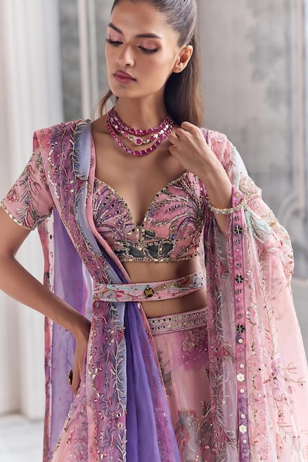 Mahima Mahajan Sara Floral Pattern Lehenga Set 