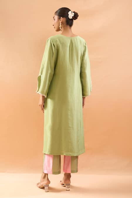 Archana Shah Embroidered Kurta & Pant Set