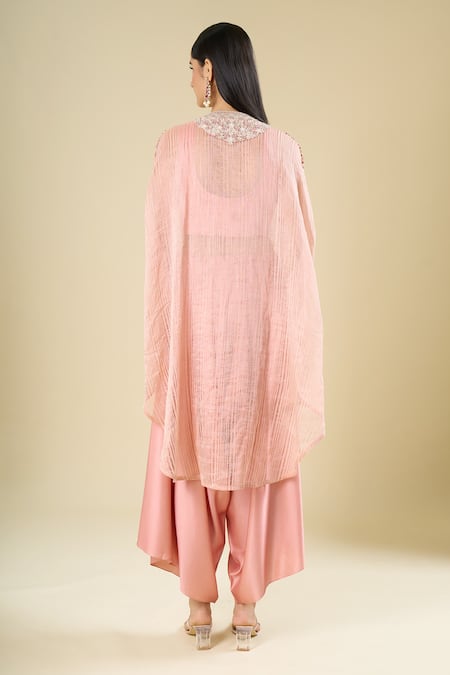 Prisho Peach Kaftaan & Pant Set 