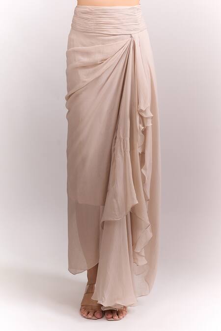 Buy Anushree Reddy Beige Ruffles Open , Sweetheart Ivory Athena Embroidered Cape Skirt Set Online at Aza Fashions Buy_Anushree Reddy_Beige Ruffles Open , Sweetheart Ivory Athena Embroidered Cape Skirt Set _Online_at_Aza_Fashions