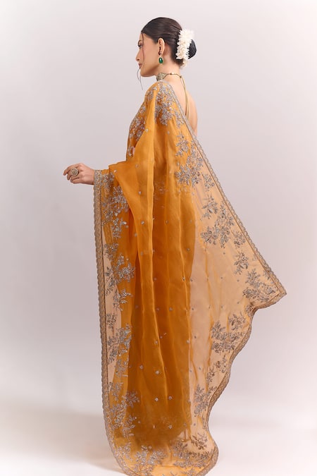 Anushree Reddy Inayat Saree With Unstitched Blouse Piece 