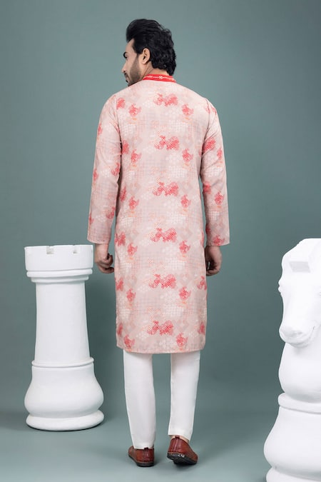 Priyanka Haralalka Geometrical Print Kurta & Pyjama Set 