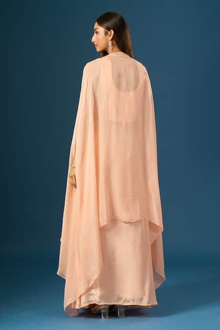 Samyukta Singhania Hand Embroidered Shrug Skirt Set 