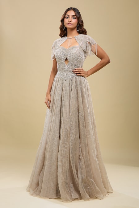 Azeera Embroidered Gown 