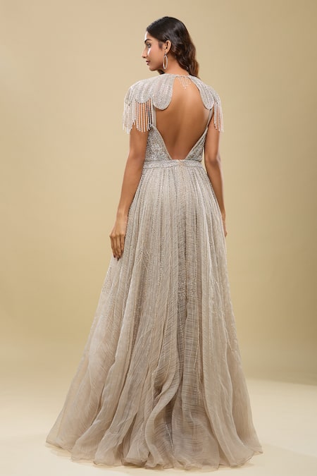 Azeera Embroidered Gown 