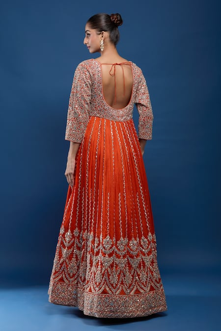 Samyukta Singhania Embroidered Anarkali Lehenga Set 